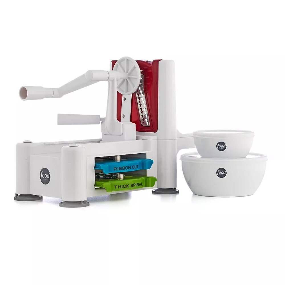 Food Network Spiralizer with 2-pc. Prep Bowl Set